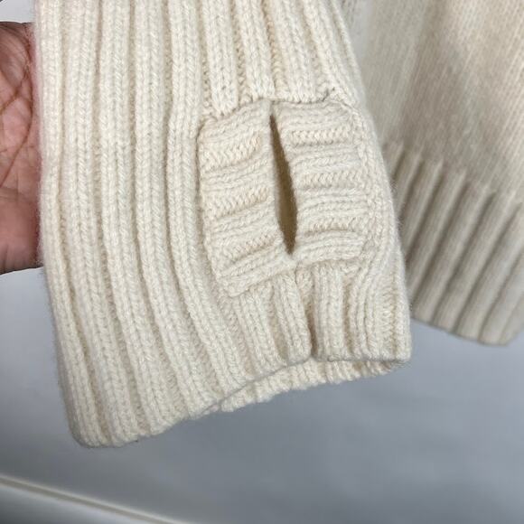 Zadig & Voltaire Amour Merino Wool Long-Sleeved Knit Sweater L Knit *READ - Picture 8 of 14